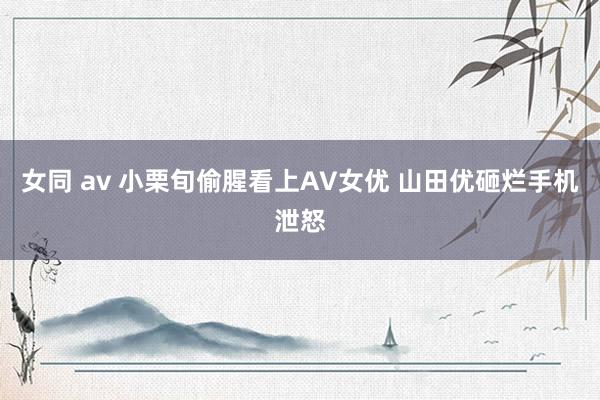 女同 av 小栗旬偷腥看上AV女优 山田优砸烂手机泄怒